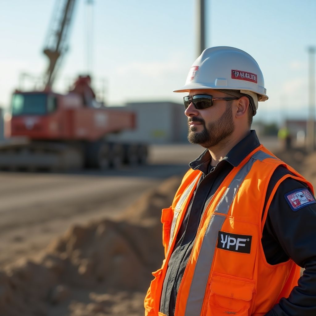 Trabajador de YPF en Vaca Muerta