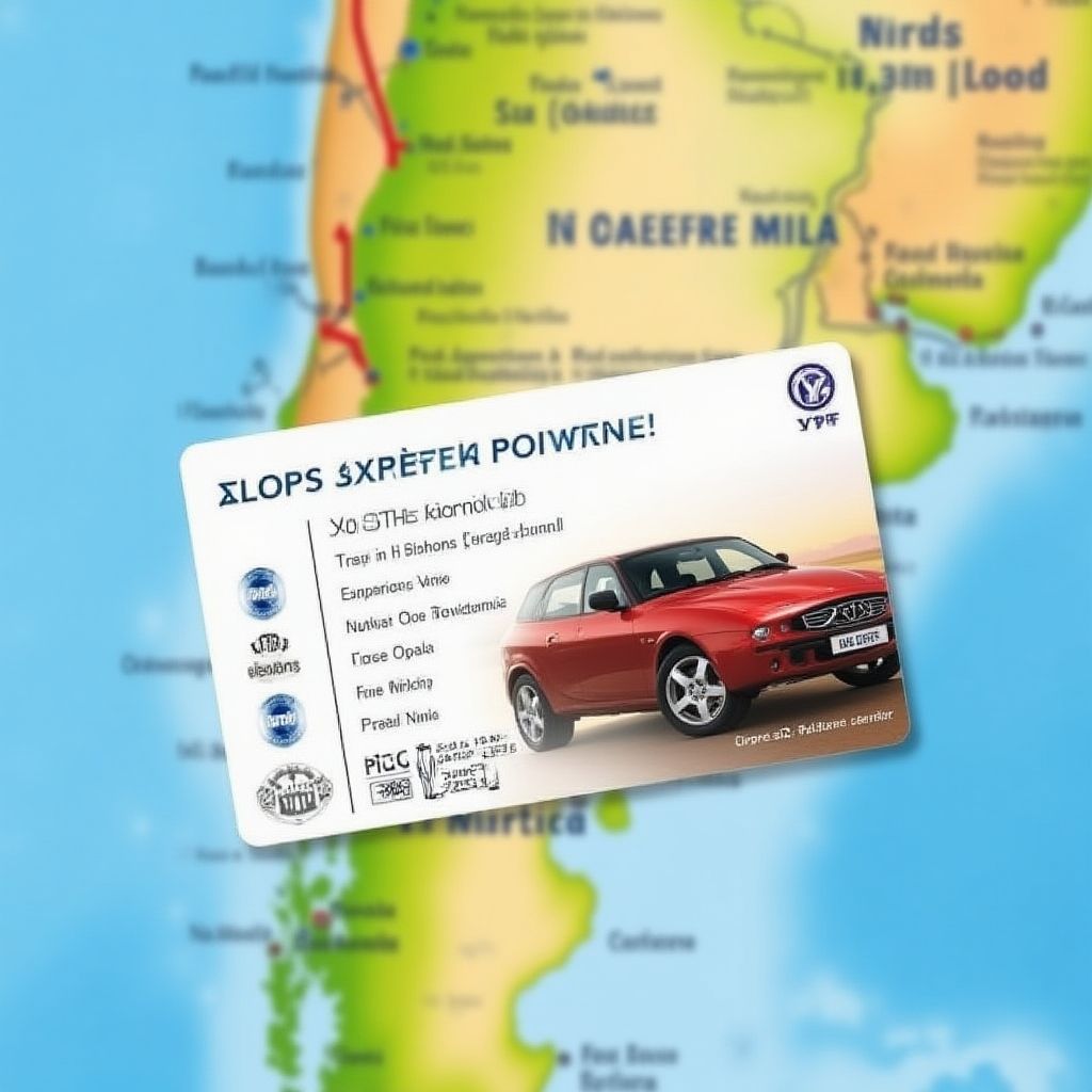 Tarjeta del programa de fidelización YPF ServiClub