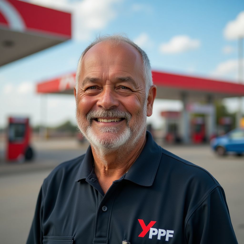 Retrato de un dueño de estación de servicio YPF